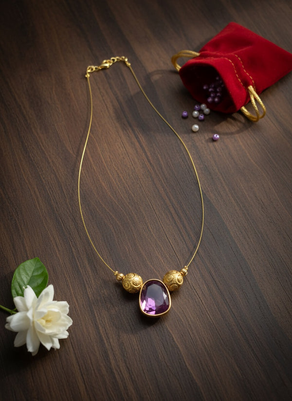 Amethyst Aura Necklace