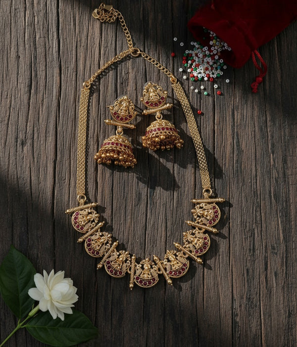 Temple Jewellery Choker Set